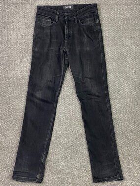 DU/ER N2X Slim Fit Jeans Mens 30x32 Black Stretch DUER